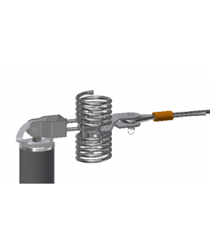 MODELE - Ligne de vie ECOVIE sur Potelets ECOFLEX BAC SEC et PANNEAUX SANDWICH