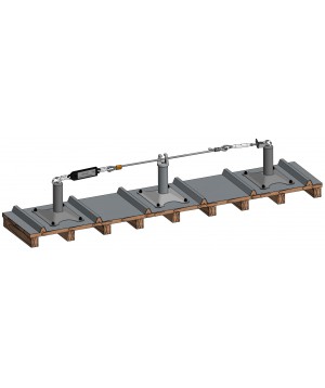 MODELE - Ligne de vie ECOVIE sur Potelets ECOFLEX ZINC VOLIGE