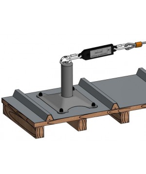 MODELE - Ligne de vie ECOVIE sur Potelets ECOFLEX ZINC VOLIGE